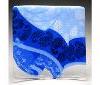 玻璃 Student 艺术work - blue abstract